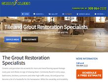 Tablet Screenshot of groutkleen.com